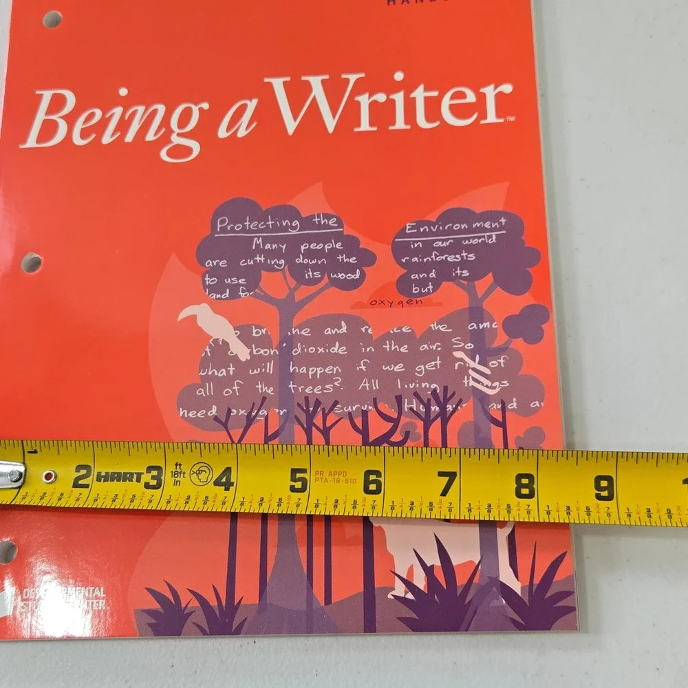 Being a Writer Student Writing Handbook Developmental Studies Center